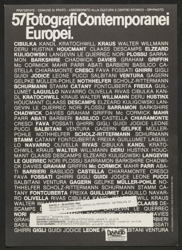 "57 fotografi contemporanei europei" (1983)